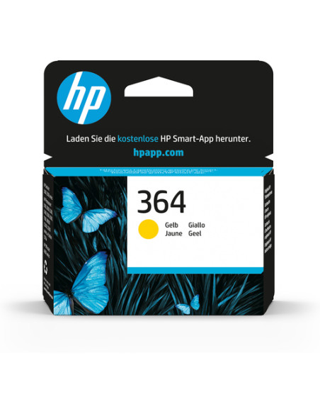 HP Cartuccia originale inchiostro giallo 364
