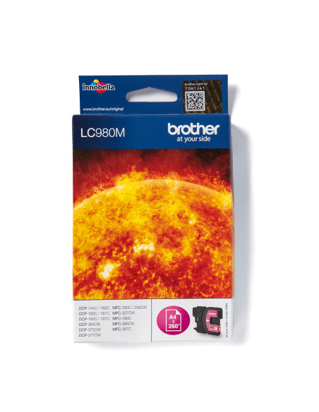 Brother LC980M cartuccia d'inchiostro 1 pz Originale Magenta