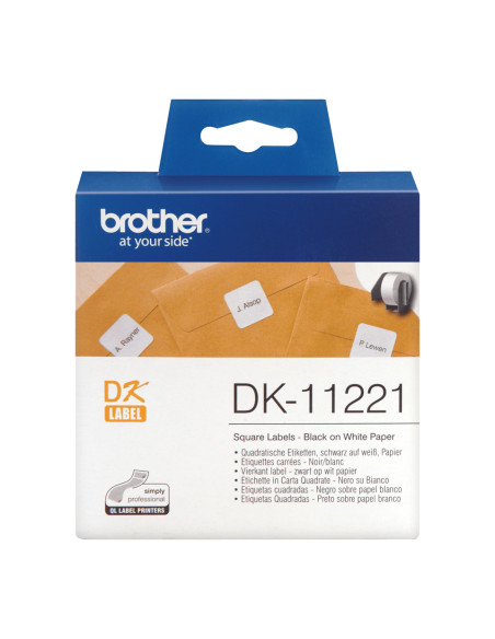 Brother DK-11221 nastro per etichettatrice Nero su bianco