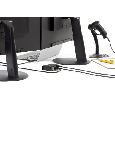 StarTech.com HUB USB 2.0 Industriale in metallo a 4 porte con protezione da sovracorrenti - montabile