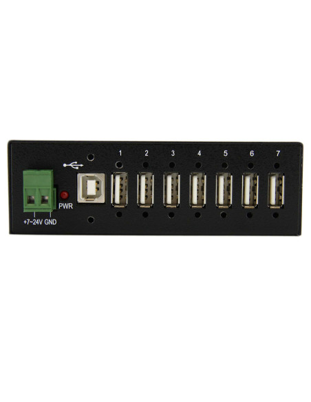 StarTech.com Hub USB industriale a 7 porte, predisposto per il montaggio