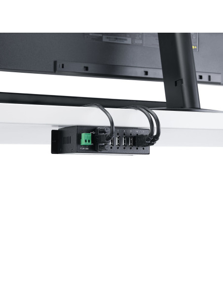 StarTech.com Hub USB industriale a 7 porte, predisposto per il montaggio