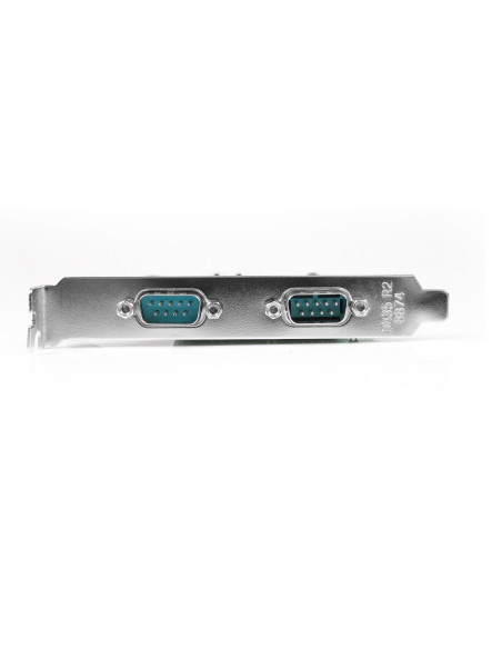 StarTech.com Scheda Seriale PCI Express con 2 Porte - Controller PCIe RS232 - 16550 UART - Scheda Seriale di Espansione DB9 a Pr