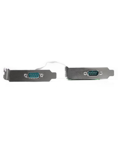 StarTech.com Scheda PCI Express seriale nativa basso profilo a 2 porte RS-232 con 16550 UART