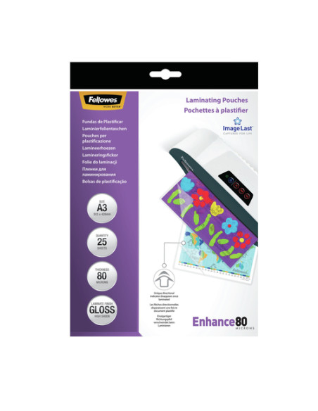 Fellowes 5396403 pellicola per plastificatrice 25 pz