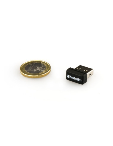 Verbatim Store 'n' Stay NANO - Memoria USB da 16 GB - Nero