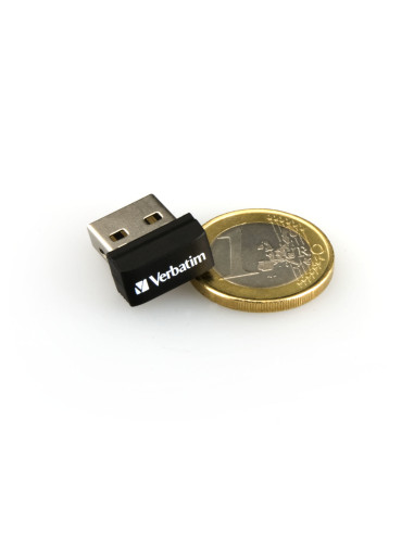 Verbatim Store 'n' Stay NANO - Memoria USB da 16 GB - Nero