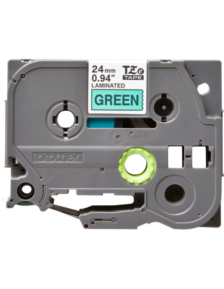Brother TZE-751 nastro per etichettatrice Nero su verde