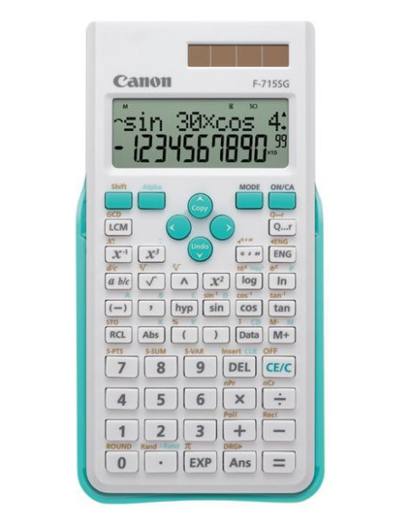Canon F-715SG calcolatrice Desktop Calcolatrice scientifica Blu, Bianco