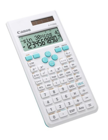 Canon F-715SG calcolatrice Desktop Calcolatrice scientifica Blu, Bianco