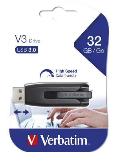 Verbatim V3 - Memoria USB 3.0 32 GB - Nero