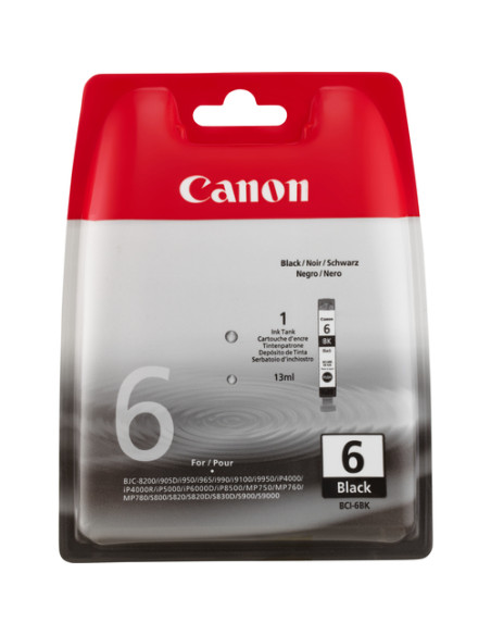 Canon Cartuccia d'inchiostro nero BCI-6BK