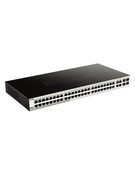 D-Link DGS-1210-52 switch di rete Gestito L2 Gigabit Ethernet (10/100/1000) 1U Nero