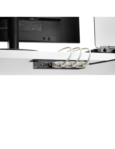 StarTech.com Hub adattatore seriale USB a DB9 RS232 4 porte - Guide DIN industriali e montabile a parete