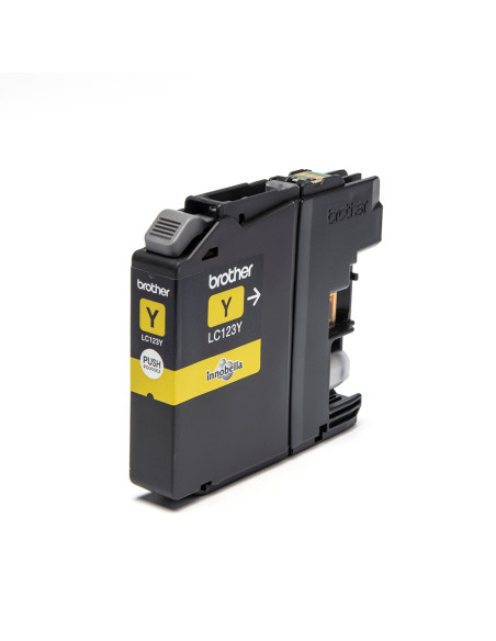 Brother LC123Y cartuccia d'inchiostro 1 pz Originale Giallo