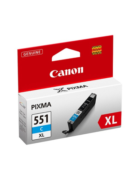 Canon CLI-551XL C w/sec cartuccia d'inchiostro 1 pz Originale Resa elevata (XL) Ciano per foto