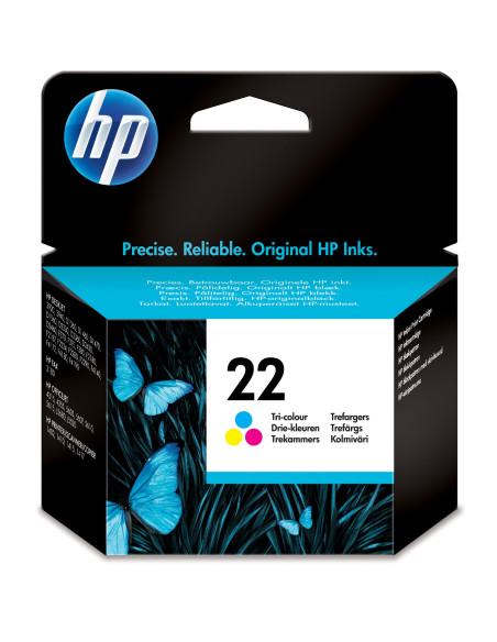 HP Cartuccia originale inchiostro tricromia 22