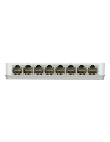 D-Link GO-SW-8G/E switch di rete Non gestito Gigabit Ethernet (10/100/1000) Bianco