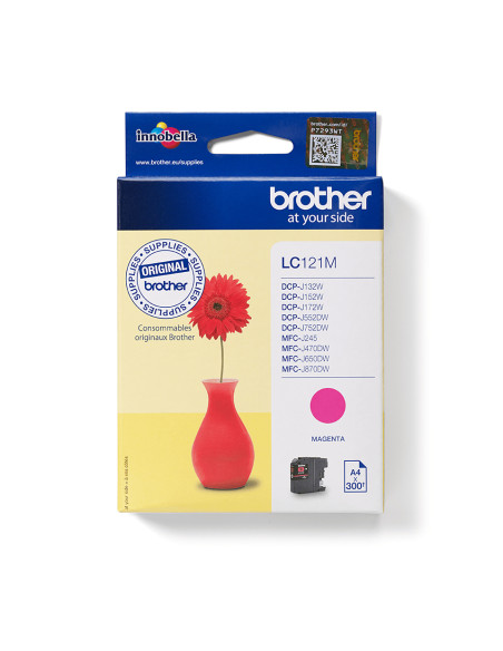 Brother LC121M cartuccia d'inchiostro 1 pz Originale Magenta