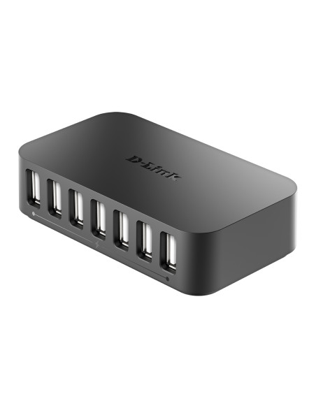 D-Link DUB-H7 USB 2.0 Type-B 480 Mbit/s Nero