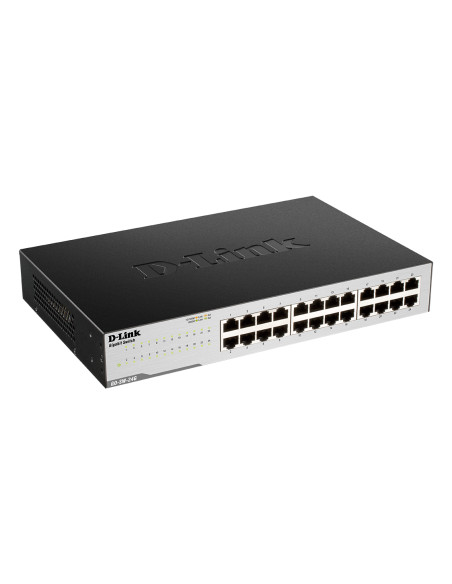 D-Link GO-SW-24G Non gestito L2 Gigabit Ethernet (10/100/1000) 1U Nero