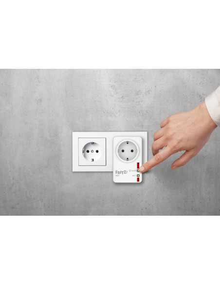 FRITZ!DECT 200 International presa intelligente 1,1 W Casa Bianco