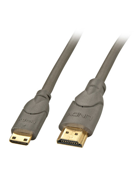 Lindy 41033 cavo HDMI 3 m HDMI tipo A (Standard) HDMI Type C (Mini) Nero