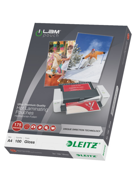 Leitz iLAM UDT pellicola per plastificatrice 100 pz