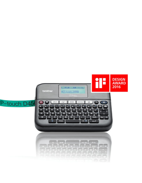 Brother PT-D450VP stampante per etichette (CD) Trasferimento termico 180 x 180 DPI 30 mm/s Cablato TZe QWERTY
