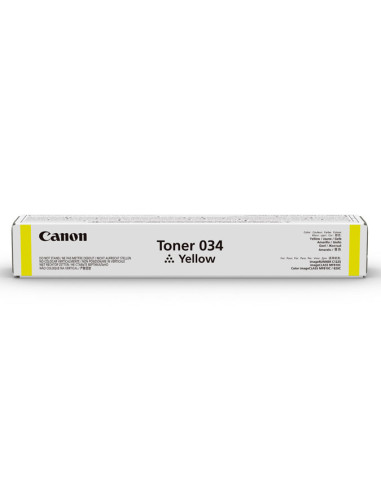 Canon 034 cartuccia toner 1 pz Originale Giallo