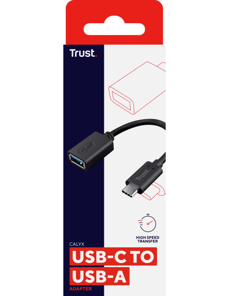 Trust 20967 cavo USB 0,09 m USB C USB A Nero