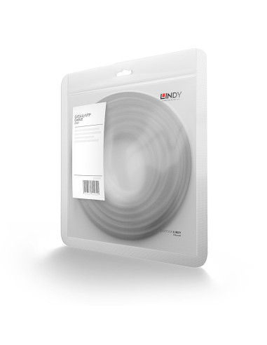 Lindy 48000 cavo di rete Grigio 0,3 m Cat6 U/UTP (UTP)
