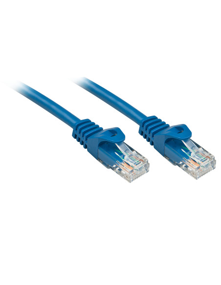 Lindy RJ-45/RJ-45 Cat6 0.3m cavo di rete Blu 0,3 m U/UTP (UTP)