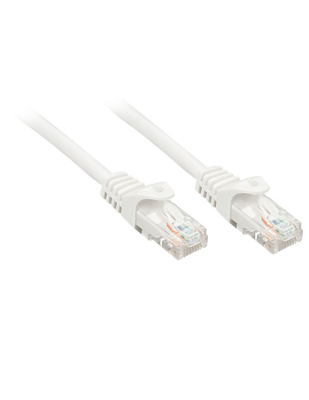 Lindy Rj45/Rj45 Cat6 2m cavo di rete Bianco U/UTP (UTP)