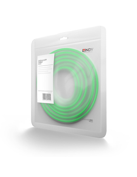 Lindy 48048 cavo di rete Verde 0,3 m Cat6 U/UTP (UTP)