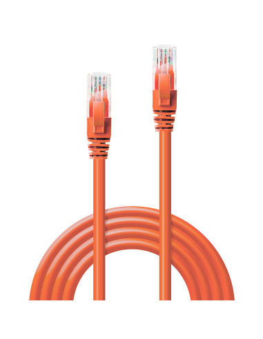 Lindy 48109 cavo di rete Arancione 3 m Cat6 U/UTP (UTP)