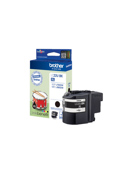 Brother LC22UBK cartuccia d'inchiostro 1 pz Originale Nero