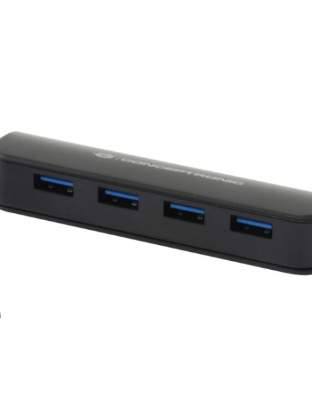 Conceptronic C4PUSB3 USB 3.2 Gen 1 (3.1 Gen 1) Type-A 4800 Mbit/s Nero