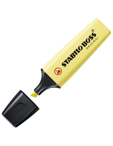 STABILO Boss Original Pastel evidenziatore 6 pz Punta smussata Lillà, Menta, Pesca, Rosa, Turchese, Giallo