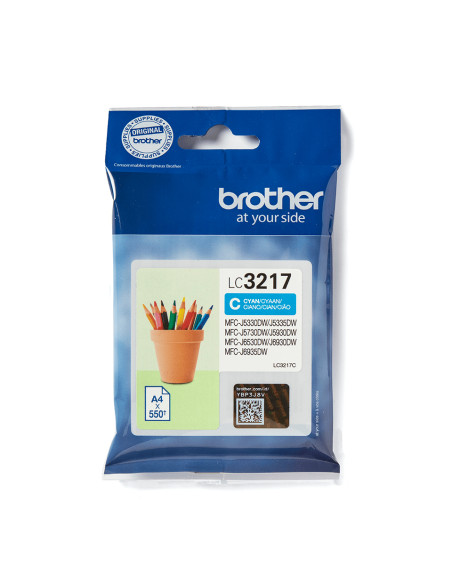 Brother LC3217C cartuccia d'inchiostro 1 pz Originale Ciano