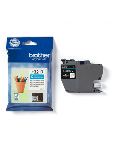 Brother LC3217C cartuccia d'inchiostro 1 pz Originale Ciano