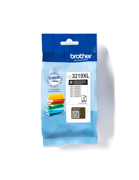 Brother LC3219XLBK cartuccia d'inchiostro 1 pz Originale Nero