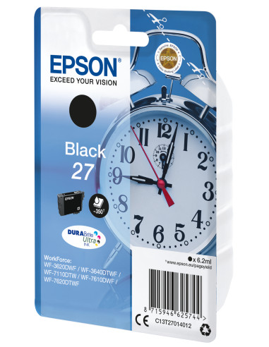 Epson Alarm clock Cartuccia Sveglia Nero Inchiostri DURABrite Ultra 27