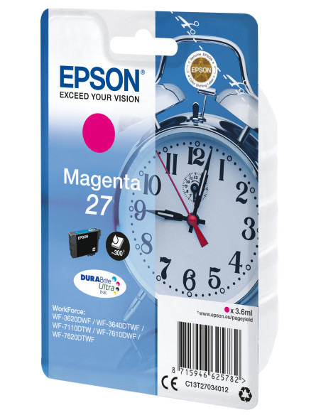 Epson Alarm clock Cartuccia Sveglia Magenta Inchiostri DURABrite Ultra 27