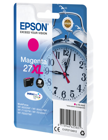 Epson Alarm clock Cartuccia Sveglia Magenta Inchiostri DURABrite Ultra 27XL