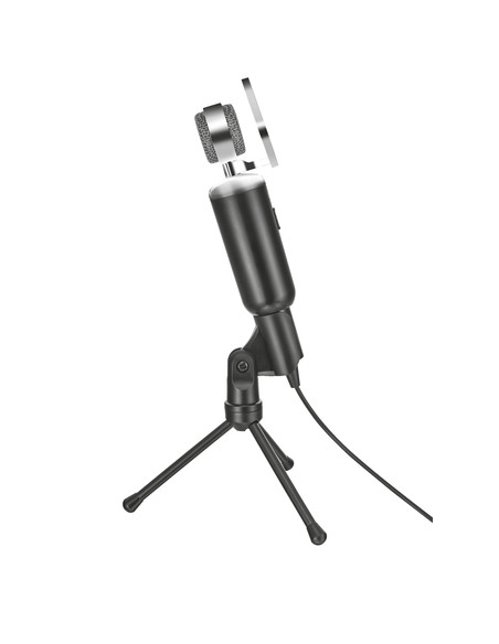 Trust 21672 microfono Nero Microfono per PC