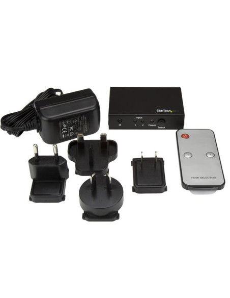 StarTech.com VS221HD20 conmutador de vídeo HDMI