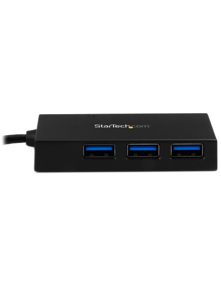 StarTech.com Hub USB-C a 4 Porte - Hub USB Type-C con 4 Porte USB-A (USB 3.0/3.1 Gen 1 SuperSpeed 5Gbps) - Adattatore Portatile 