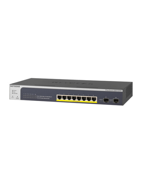 NETGEAR GS510TPP Gestito L2/L3/L4 Gigabit Ethernet (10/100/1000) Supporto Power over Ethernet (PoE) Nero