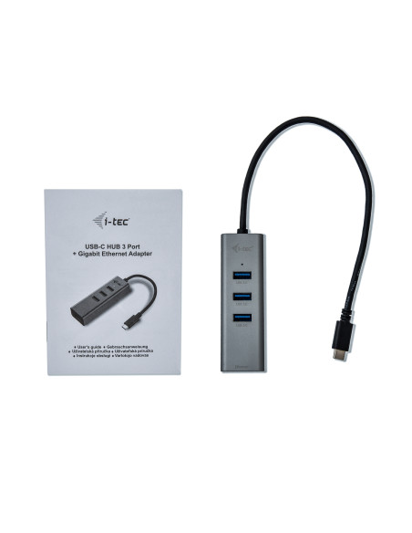 i-tec Metal C31METALG3HUB pannello drive bay Grigio